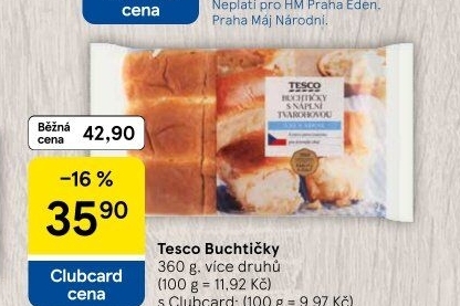 Buchtičky české Tesco
