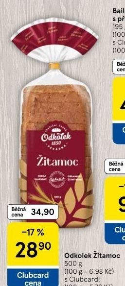 Chléb Žitamoc Odkolek