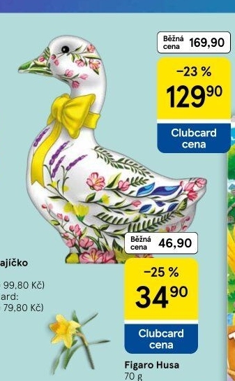 Čokoládová husa Figaro