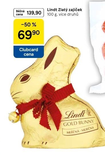 Čokoládový zajíc Lindt