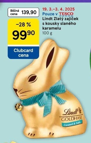 Čokoládový zajíc Lindt