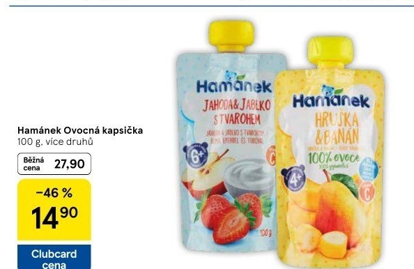 Kapsička ovocná Hamánek
