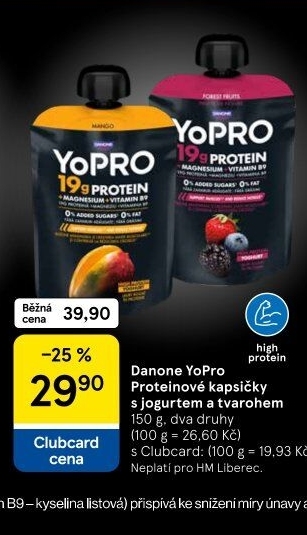 Kapsička proteinová s jogurtem a tvarohem Yopro