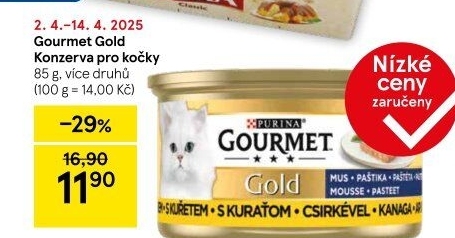 Konzerva pro kočky Gold Gourmet Purina