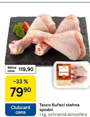 Kuřecí stehna Tesco