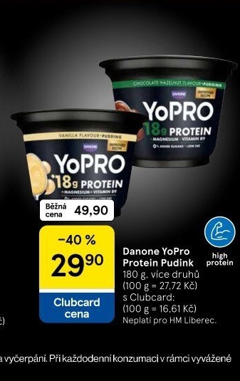 Proteinový pudink Yopro