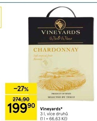 Vína Vineyards World Wines - bag in box