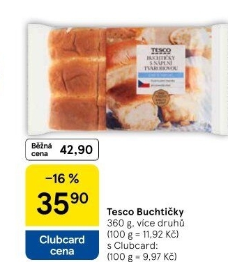 Buchtičky české Tesco