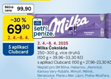 Čokoláda Milka