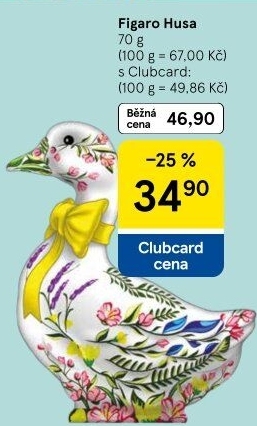 Čokoládová husa Figaro