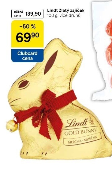 Čokoládový zajíc Lindt
