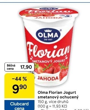 Jogurt smetanový Florian Olma