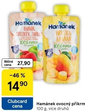 Kapsička ovocná Hamánek
