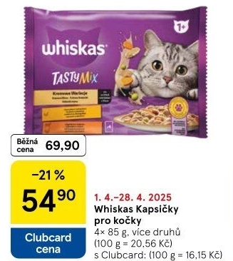 Kapsičky pro kočky Whiskas
