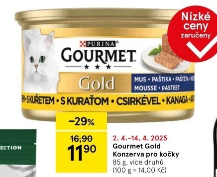 Konzerva pro kočky Gold Gourmet Purina