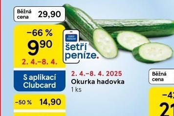 Okurka salátová - hadovka