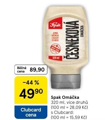 Omáčky Spak