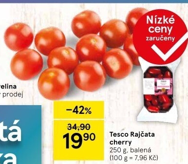 Rajčata cherry Tesco