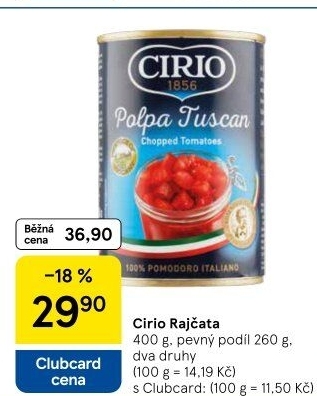 Rajčata Cirio