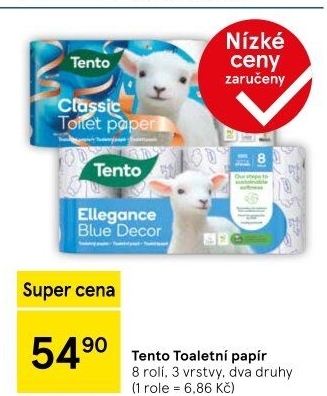 Toaletní papír 3vrstvý Tento