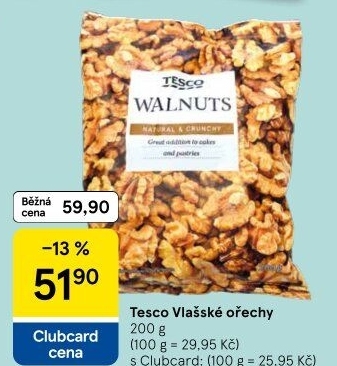 Vlašské ořechy Tesco