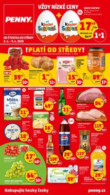 akční leták Penny Market 3.4.2025-9.4.2025