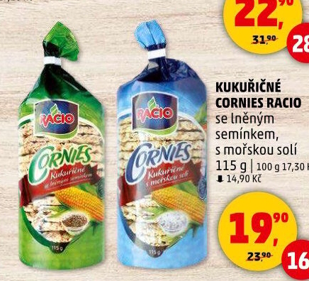 Chlebíčky Cornies Racio