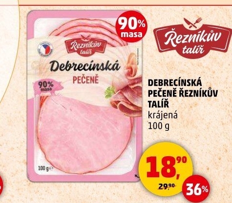 Debrecínská pečeně Řezníkův talíř