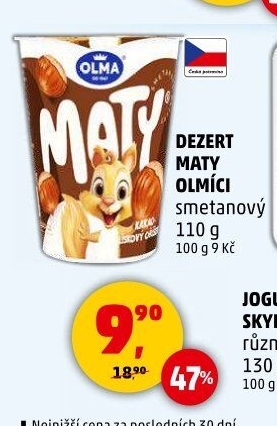 Dezert Olmíci Maty Olma