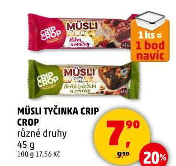 Müsli tyčinka Crip Crop