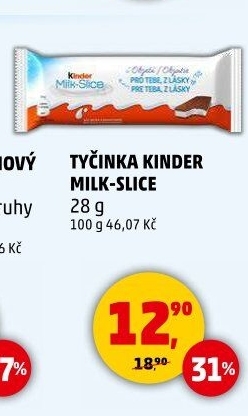 Řez mléčný Kinder