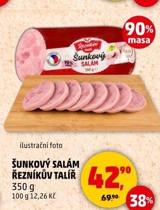 Salám šunkový Řezníkův talíř