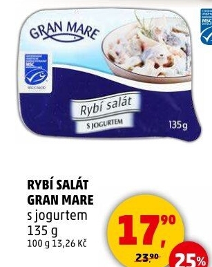Salát rybí s jogurtem Gran Mare