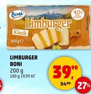 Sýr Limburger Boni