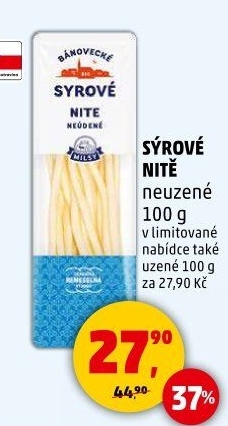 Sýrové nitě Bánovecké Milsy
