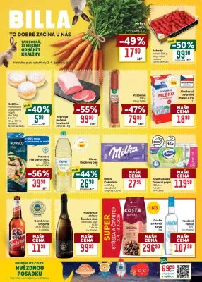 akční leták BILLA 2.4.2025-8.4.2025