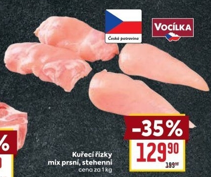Kuřecí řízky mix Vocílka