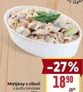 Matjesy s cibulí