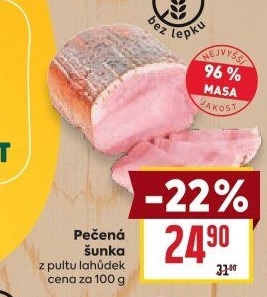 Pečená šunka nejvyšší jakosti