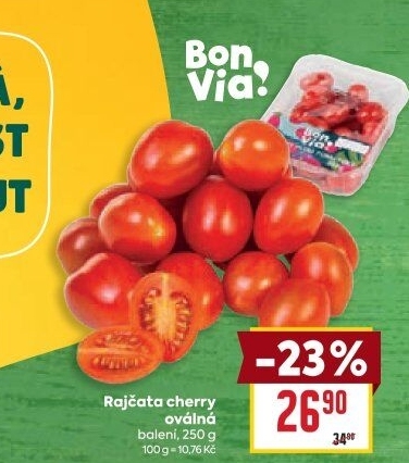 Rajčata cherry Billa Bonvia
