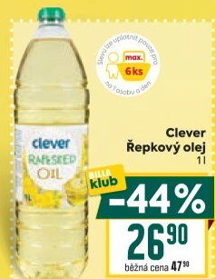 Řepkový olej Clever