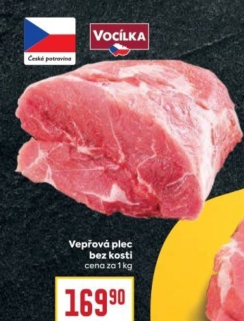 Vepřová plec bez kosti Vocílka