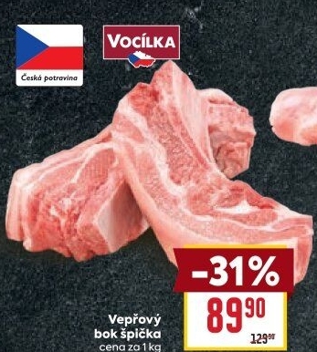Vepřový bok špička Vocílka