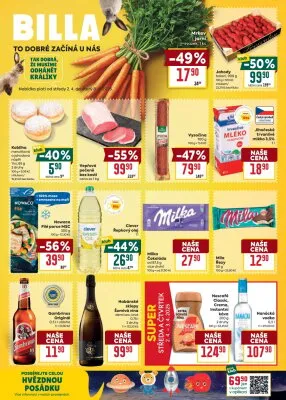 akční leták BILLA 2.4.2025-8.4.2025