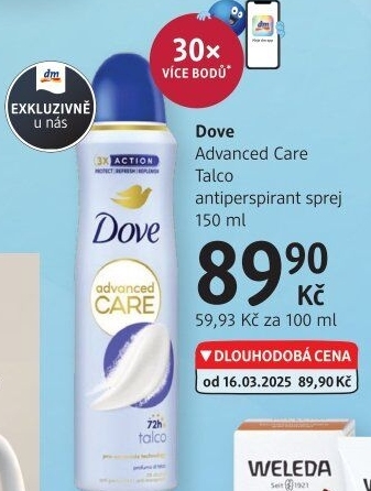 Deodorant sprej Dove