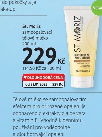 Mléko tělové samoopalovací St. Moriz