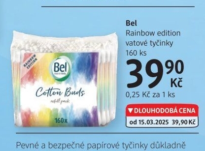 Tyčinky vatové Bel Hartmann