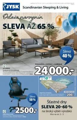 akční leták Jysk 26.3.2025-15.4.2025