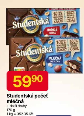 Čokoláda Studentská pečeť Orion