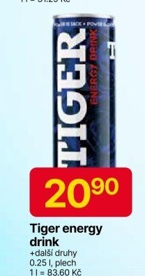 Energetický nápoj Tiger